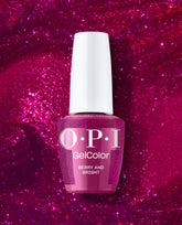 Gel Nail Polish Berry and Bright