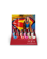 Displays & Kits OPI x SUPERGIRL Nail Lacquer 12pc Chipboard Display